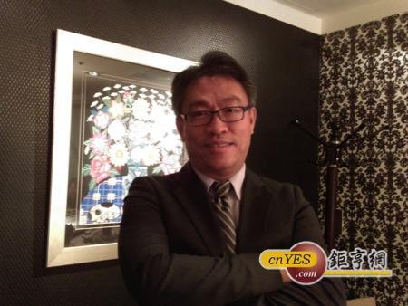 上曜董座張祐銘。(鉅亨網記者趙曉慧攝)