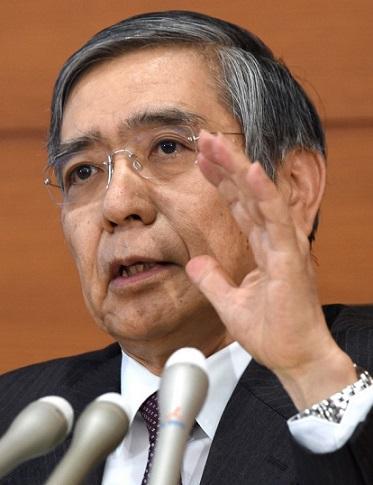 黑田東彥。(圖:AFP)