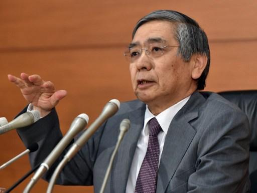 日本央行行長黑田東彥(圖:AFP)