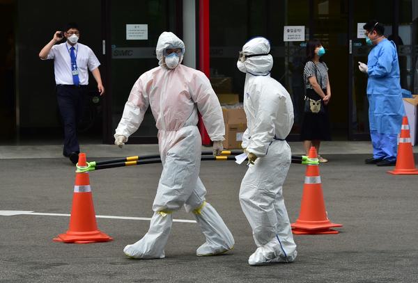 MERS 重擊南韓，染病人數不斷上升，也對經濟造成重大影響。 (圖:AFP)