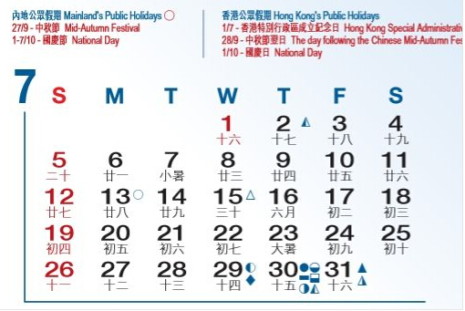 香港回歸紀念日休市