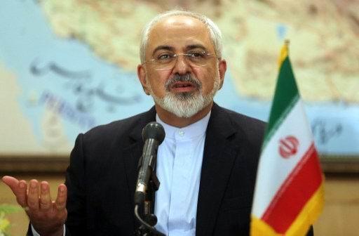 伊朗外交部長 Mohammad Javad Zarif 宣布協議達成      (圖:AFP)