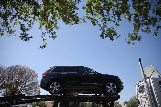 被駭客侵入的Jeep Cherokee(圖：AFP)