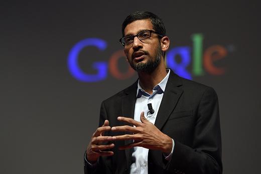 Google新任執行長Sundar Pichai(圖：AFP)