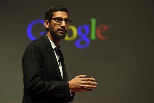 Google新任執行長Sundar Pichai(圖：AFP)