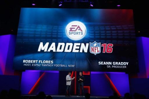 美式足球遊戲 Madden NFL 16 (圖:AFP)