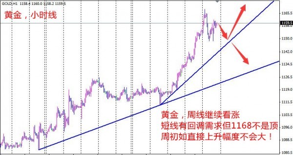 孫本偉周評：黃金強勢，周線還有上升空間