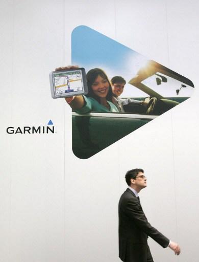 行車導航與運動追蹤器廠商 Garmin 也被收錄在穿戴裝置指數當中 (圖:AFP)