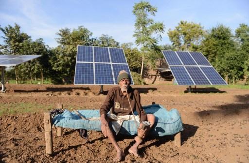 印度的生態 有望因為太陽能而變乾淨 (圖:AFP)