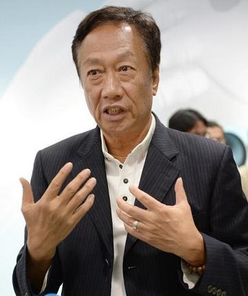 郭台銘。(來源：AFP)