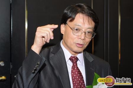 台灣晶技今天價量同創去年6月以來新高,圖為台灣晶技總經理林蔭興(鉅亨網記者張欽發攝)