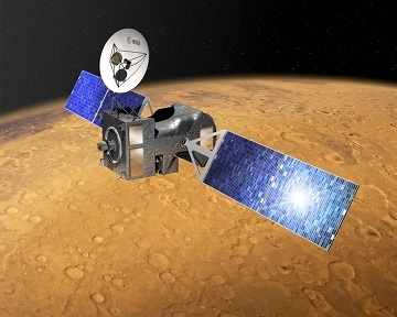 圖5 “ExoMars 2016”火星任務中的軌道器(圖片來源：歐空局， D. Ducros)