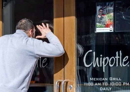 諾羅病毒疫情不穩 Chipotle 部份餐廳停止營業 (圖:AFP)