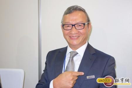 尖點科技三大事業群同步躍進，2016年業績將逐季成長，圖為尖點董事長林序庭。(鉅亨網記者張欽發攝)