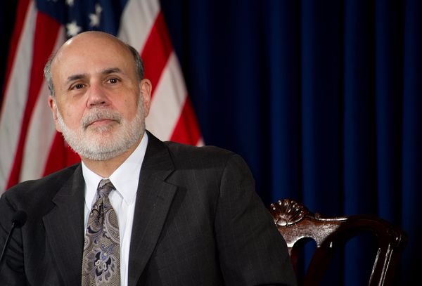 前美國聯準會 (Fed) 主席柏南克 (Ben Bernanke)　圖片來源：afp
