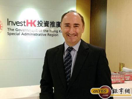 香港投資推廣署署長賈沛年表示，我們不僅希望世界各地企業來港開設企業或擴展業務，更希望企業在香港會成功發展。(鉅亨網記者黃佩珊攝)