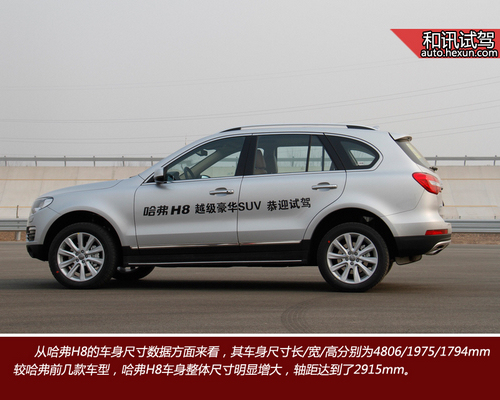 大氣實用上檔次 和訊汽車試駕長城哈弗h8四驅版