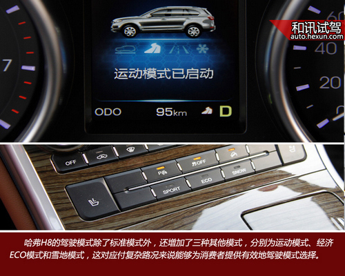 大氣實用上檔次 和訊汽車試駕長城哈弗h8四驅版