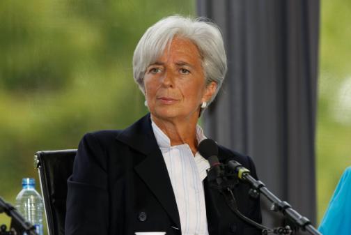 IMF 總裁拉加德。