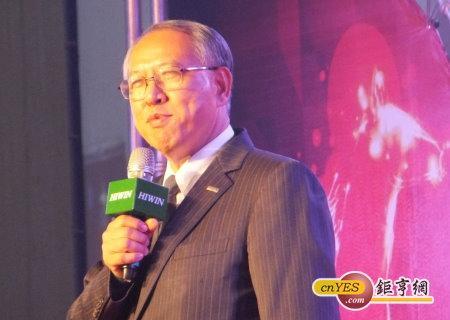 上銀董事長卓永財今天提出營運期許。(鉅亨網記者尹慧中攝)