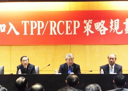 行政院副院長毛治國今天再次強調政府加入TPP決心。(鉅亨網記者尹慧中攝)