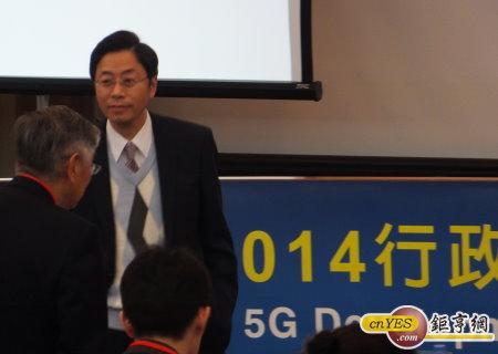 行政院5G發展策略會議今天進入結論階段；圖為政委張善政。(鉅亨網記者尹慧中攝)
