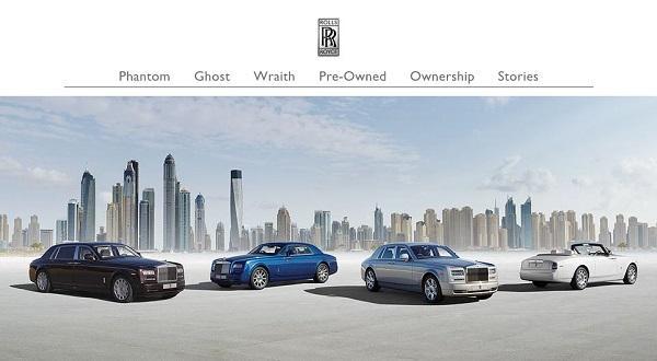 勞斯萊斯Phantom系列車款 (圖自官網)