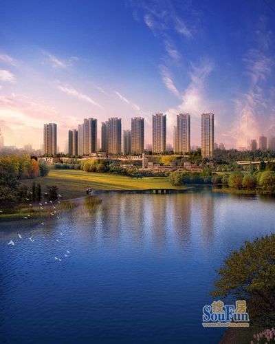 春風與湖效果圖彩云湖透視圖 春風與湖效果圖彩云湖透視圖