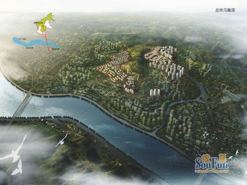 保利江上明珠暢園效果圖項目鳥瞰圖 保利江上明珠暢園效果圖項目鳥瞰圖