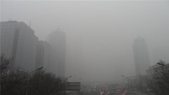 北京霧霾相當嚴重