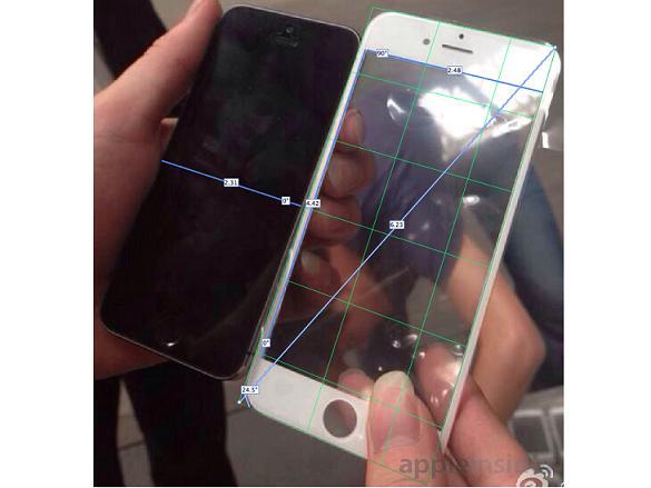 East Coast Pixels提供iPhone 6面板間諜照。(圖：AppleInsider)