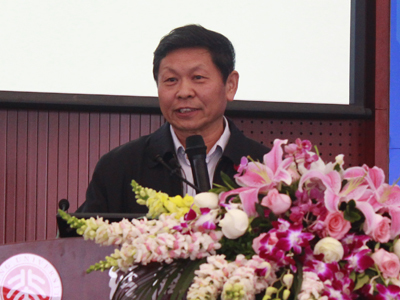 圖文：中國經濟體制改革研究會會長宋曉梧發表演講