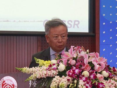 現場圖文:中金公司董事長金立群發表主題演講