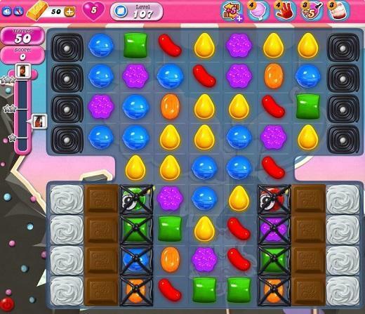 Candy Crush遊戲畫面