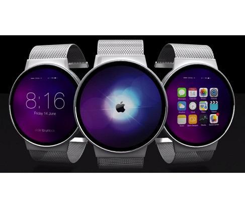 蘋果智慧手表iWatch概念圖。（圖：BGR）