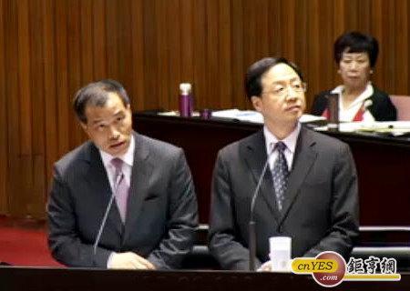 行政院長江宜樺今率閣員於立院答詢。(鉅亨網記者尹慧中攝)