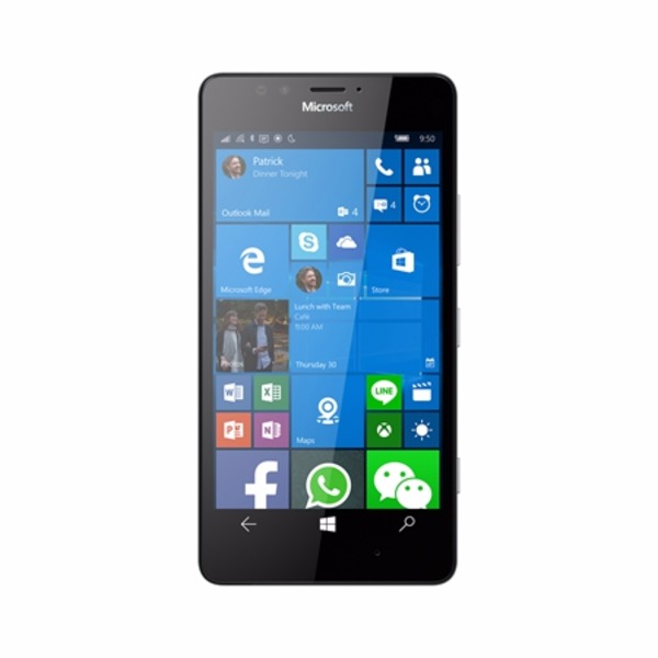 微軟首款搭載Windows 10智慧型手機Lumia 950。(圖：微軟提供)