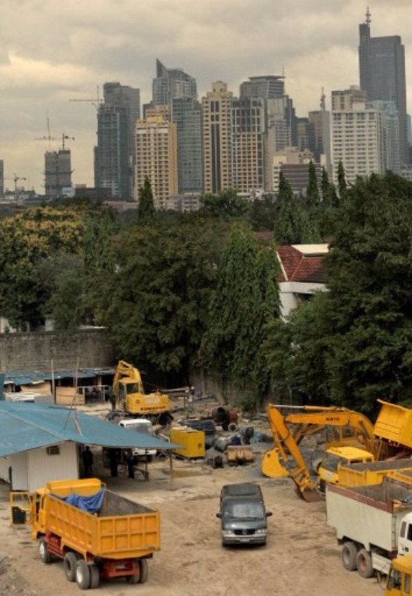 菲律賓高級商辦住宅區 Makati (圖:AFP)