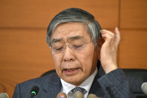 日本央行總裁 黑田東彥(Haruhiko Kuroda)　圖片來源：afp