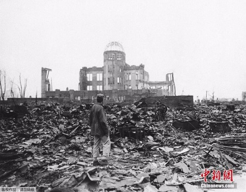 1945年，美國在這兩座城市投下了原子彈，造成數十萬人死亡，直接促使日本投降。  圖片來源：中新網