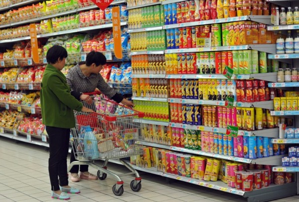 食物價格若翻倍漲，中國 GDP 將受到嚴重衝擊。 (圖:AFP)