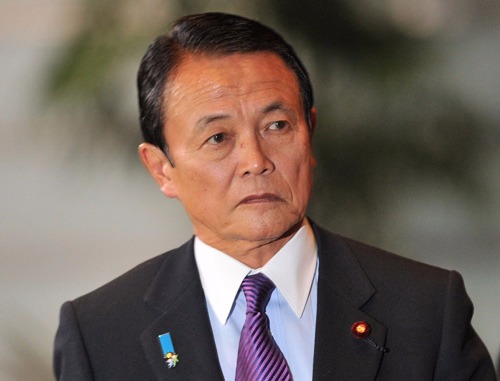 日本財務相麻生太郎  圖片來源：中新網