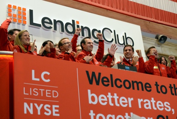 2014年底於NYSE掛牌上市的Lending Club (圖:AFP)