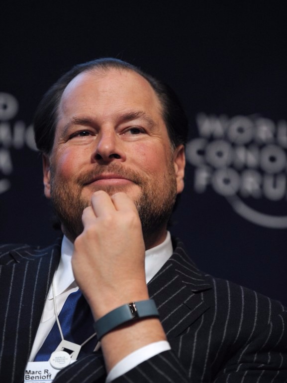 Salesforce 主席與執行長 Marc Benioff (圖:AFP)