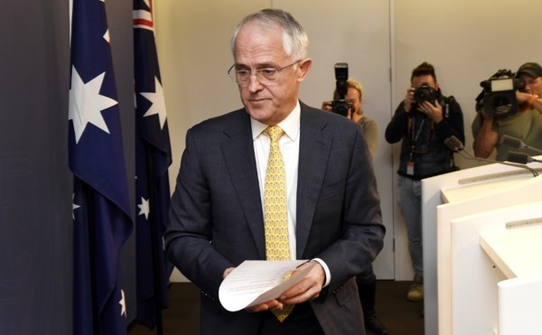 澳洲總理Malcolm Turnbull。(來源：AFP)