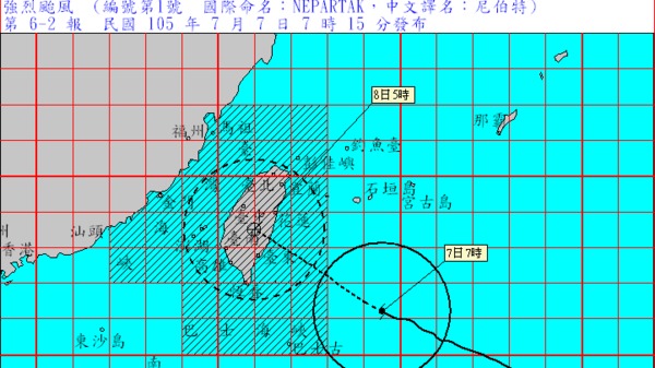 強颱尼伯特直撲台灣料成 穿心颱 政府軍民嚴陣以待 Anue鉅亨 時事