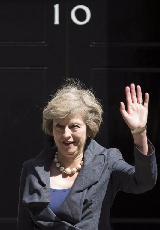 英國新首相特瑞莎‧梅伊(Theresa May)  (圖：AFP)