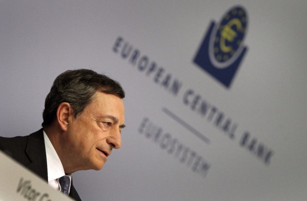 歐洲央行總裁德拉吉 (Mario Draghi)　圖片來源：afp