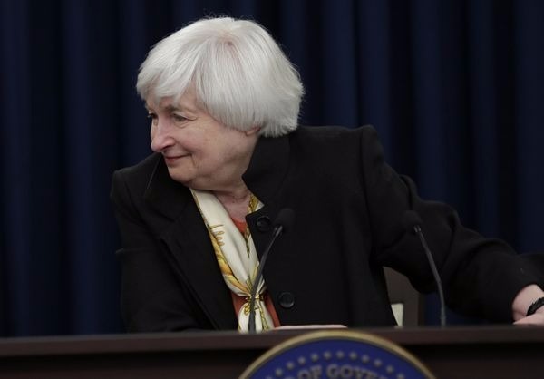 美國聯準會 (Fed) 主席葉倫 (Janet Yellen)　圖片來源：afp