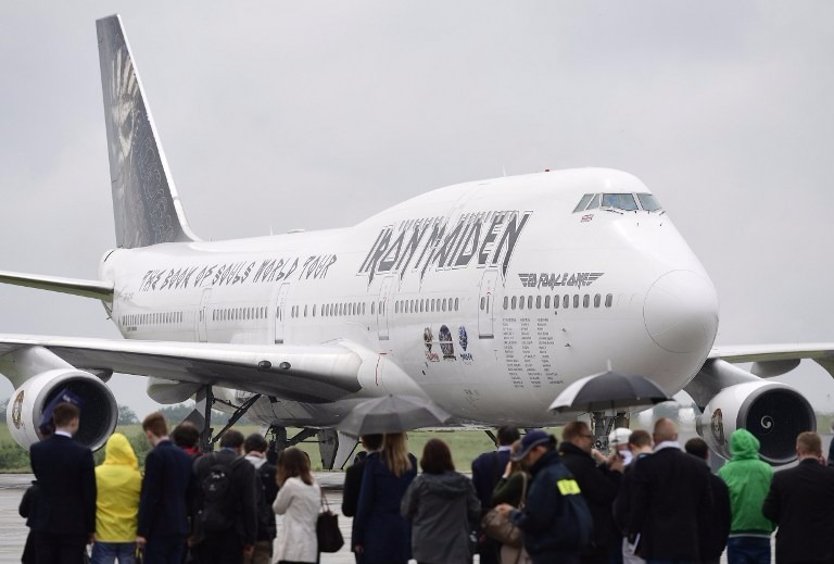 圖:AFP  波音747飛機